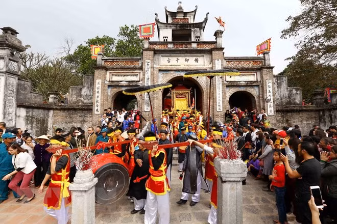 Khu di tích Thành Cổ Loa (Ảnh: TTXVN)