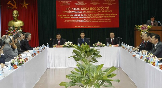 Quang cảnh hội thảo. (Ảnh: Văn Điệp/TTXVN) Quang cảnh hội thảo. (Ảnh: Văn Điệp/TTXVN)