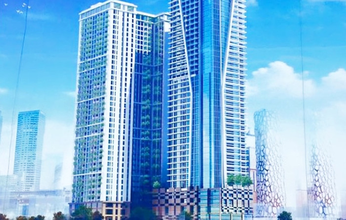 Khu khách sạn và nhà ở Mường Thanh Sơn Trà. Ảnh: Baoxaydung.com.vn Khu khách sạn và nhà ở Mường Thanh Sơn Trà. Ảnh: Baoxaydung.com.vn