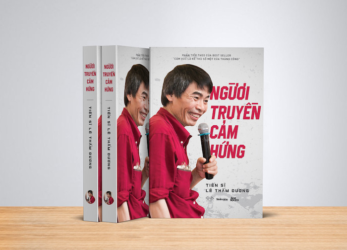 Bìa sách “Tiến sĩ Lê Thẩm Dương – Người truyền cảm hứng”. Đây là phần tiếp theo của cuốn sách được bán rất chạy trong năm 2017: “Cảm xúc là kẻ thù số một của thành công”. Một phần nội dung trong cuốn sách sắp ra mắt “Hồi ký tiến sĩ Lê Thẩm Dương” do báo Sinh Viên Việt Nam – Hoa Học Trò phát hành cũng được giới thiệu trong cuốn sách này.