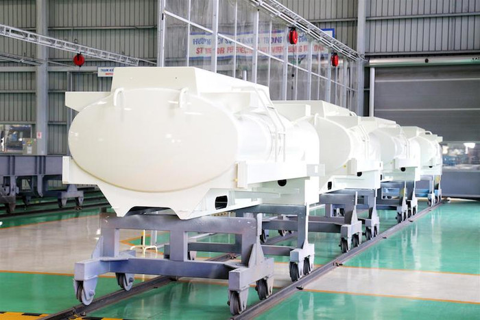 Bồn nhiên liệu 3.000 lít được Thaco xuất khẩu sang công ty JMK Bồn nhiên liệu 3.000 lít được Thaco xuất khẩu sang công ty JMK