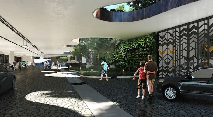 Phối cảnh tầng hầm với hệ thống giao thông được ngầm hóa, tiện nghi và an ninh đến từng căn biệt thự. Phối cảnh tầng hầm với hệ thống giao thông được ngầm hóa, tiện nghi và an ninh đến từng căn biệt thự.