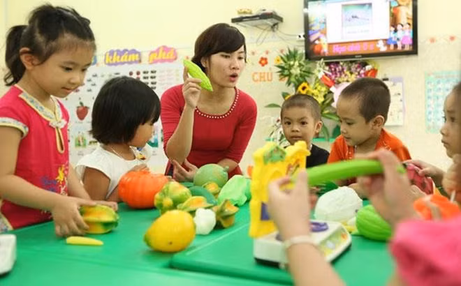 Nâng chuẩn trình độ đào tạo giáo viên; nhiều giáo viên mất việc làm (Ảnh:L.Đ)