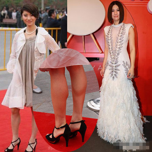 Cô nàng được mệnh danh là Lady Gaga Trung Quốc – Thượng Văn Tiệp sở hữu đôi chân khá thô, bắp lộ rõ Cô nàng được mệnh danh là Lady Gaga Trung Quốc – Thượng Văn Tiệp sở hữu đôi chân khá thô, bắp lộ rõ