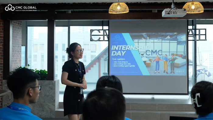 Chương trình thực tập của sinh viên tại Công ty CMC Global. (Ảnh: CMC) Ảnh 3.jpg