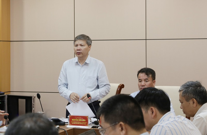 Phó Tổng Giám đốc Bảo hiểm xã hội Việt Nam Nguyễn Đức Hòa phát biểu tại Hội nghị. Phó Tổng Giám đốc Bảo hiểm xã hội Việt Nam Nguyễn Đức Hòa phát biểu tại Hội nghị.