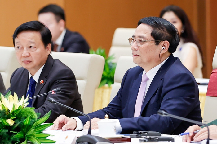 Lãnh đạo hai nước nhất trí tiếp tục đẩy mạnh hợp tác trên các lĩnh vực khoa học-công nghệ, thông tin-truyền thông, văn hóa, thể thao, du lịch, lao động - Ảnh: VGP/Nhật Bắc Sớm triển khai một số dự án lớn mang tính chất 'hải đăng' của Nga tại Việt Nam- Ảnh 6.