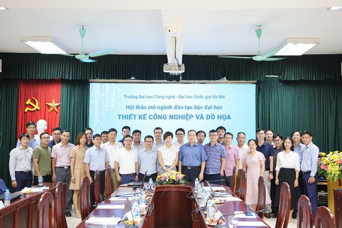Hội thảo mở ngành đào tạo bậc đại học ngành Thiết kế công nghiệp và đồ họa tại Trường Đại học Công nghệ - Đại học Quốc gia Hà Nội. Ảnh: NTCC 1.jpg