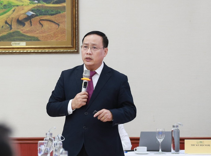 Giáo sư, Tiến sĩ Khoa học Nguyễn Đình Đức, Chủ tịch Hội đồng trường, Chủ nhiệm Khoa Công nghệ xây dựng giao thông, Trường Đại học Công nghệ - Đại học Quốc gia Hà Nội. Ảnh: NVCC GS NĐ Đức_2024.jpg