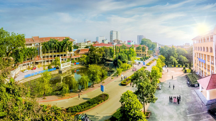 Trường Đại học Sư phạm - Đại học Thái Nguyên. Ảnh: Website nhà trường Sư phạm Thái Nguyên.jpg