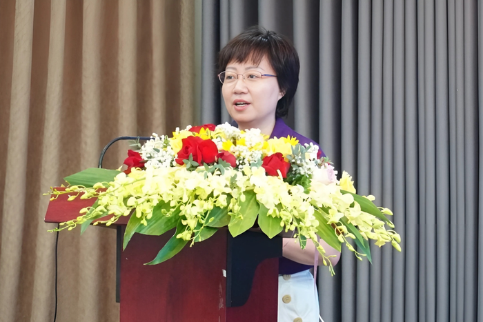 Phó Giáo sư, Tiến sĩ Hà Lê Kim Anh - Phó Hiệu trưởng Trường Đại học Ngoại ngữ, Đại học Quốc gia Hà Nội. Ảnh: website nhà trường bai-dang.png