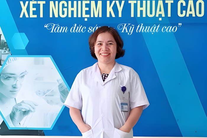 Tiến sĩ, Bác sĩ Ngô Thị Thảo - Trưởng khoa, Khoa Xét nghiệm, Trường Đại học Kỹ thuật Y tế Hải Dương. Ảnh: Bệnh viện Trường Đại học Kỹ thuật Y tế Hải Dương