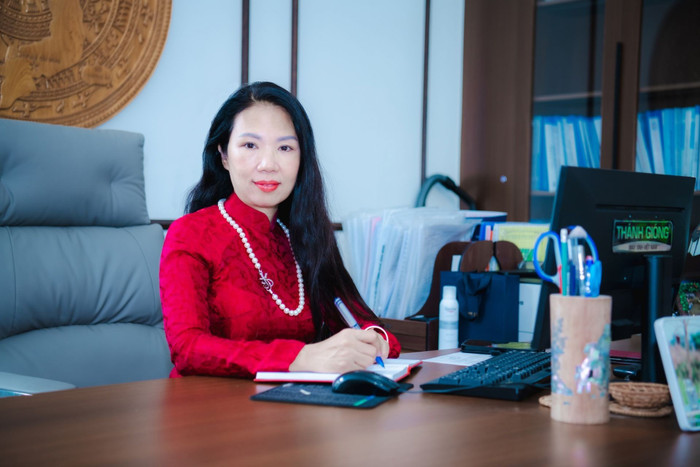 Thạc sĩ Nguyễn Thị Bích Thủy - Hiệu trưởng Trường Tiểu học Ngô Thì Nhậm (phường Hai Bà Trưng, Hà Nội). Ảnh: website nhà trường grabcee24pqt-3414-1757946832.jpg