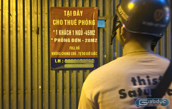 Đầu năm học, nhiều sinh viên chật vật mãi vẫn chưa tìm được phòng trọ ưng ý. Ảnh: Hồng Mai gdvn-bai-dang-1-1623.png