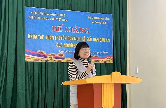 Phó Giáo sư, Tiến sĩ Phạm Lan Oanh - Phó Viện trưởng, Viện Văn hóa Nghệ thuật Thể thao và Du lịch Việt Nam, Bộ Văn hóa, Thể thao và Du lịch. Ảnh: website viện