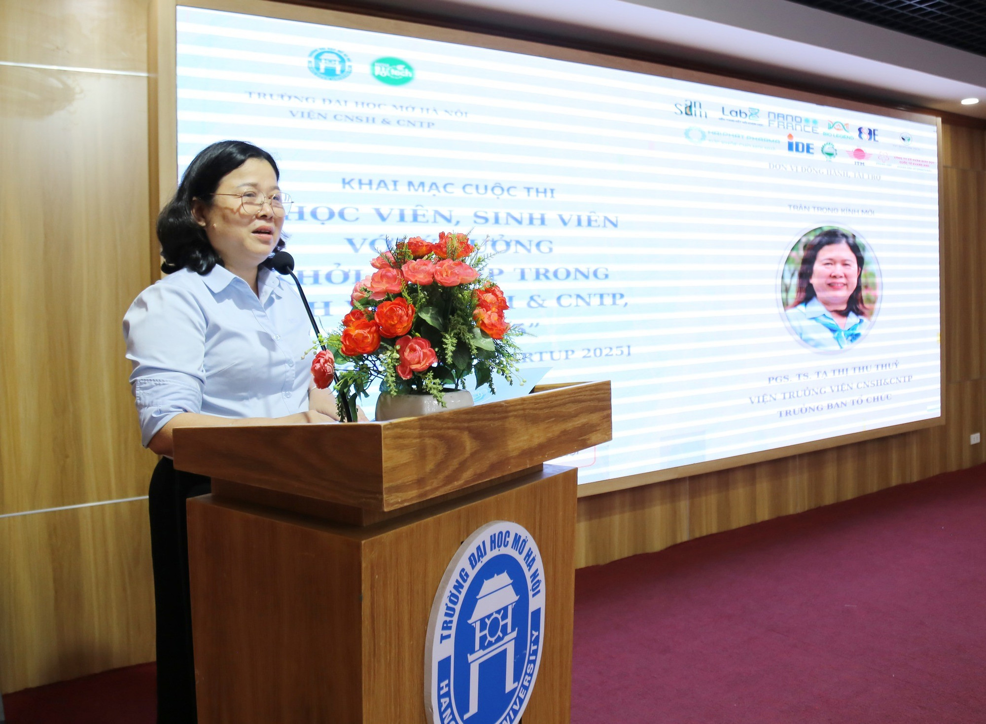 Phó Giáo sư, Tiến sĩ Tạ Thị Thu Thủy – Viện trưởng Viện Công nghệ sinh học và Công nghệ thực phẩm, Trường Đại học Mở Hà Nội. Ảnh: website nhà trường.