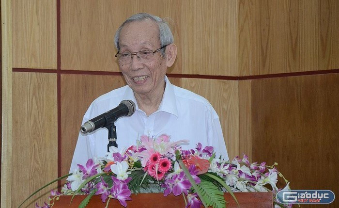 Cố Giáo sư Trần Hồng Quân là người khởi sự công cuộc đổi mới cho giáo dục Việt Nam (Ảnh: Thùy Linh) gs-th-quan-7505.jpg