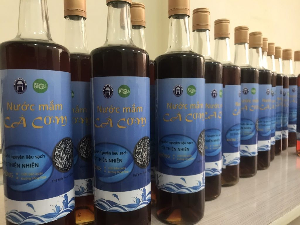 Một số sản phẩm của Viện Công nghệ sinh học và Công nghệ Thực phẩm. Ảnh: Website nhà trường