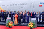 Chủ tịch nước Lương Cường chứng kiến lễ ký kết bàn giao máy bay giữa Boeing và Vietjet
