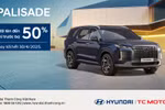 Hyundai Thành Công triển khai ưu đãi đặc biệt cho mẫu xe Palisade 