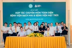 BV Bạch Mai hợp tác với BV Mặt Trời trong đào tạo và chuyển giao kỹ thuật chuyên môn
