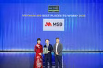 MSB - "Top 100 Nơi làm việc tốt nhất Việt Nam 2025", đạt chứng nhận “Nguồn nhân lực Hạnh phúc”
