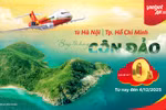 Bay Côn Đảo chỉ từ 0 đồng với “3 ngày vàng” siêu ưu đãi của Vietjet
