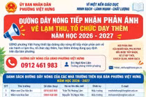 Hà Nội: Nhiều trường học, địa phương công bố hotline phản ánh lạm thu, dạy thêm sai quy định