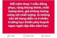 Áo đồng phục kiểu dáng polo. (Ảnh: MXH)