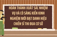 Tôi thấy hoàn thành xuất sắc nhiệm vụ và có sáng kiến mới đạt Chiến sĩ thi đua cơ sở là hợp lý