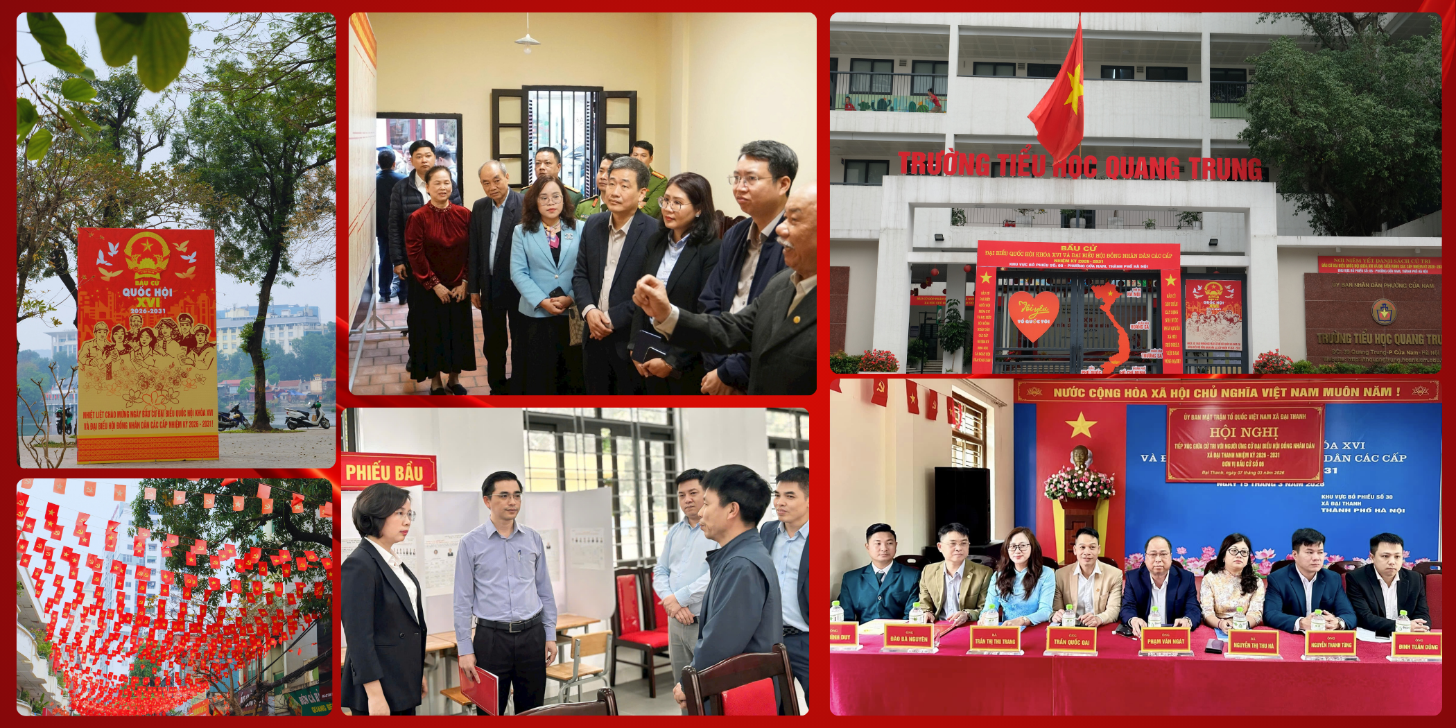 Bầu cử ĐBQH và HĐND: Không khí chuẩn bị cho "ngày hội toàn dân" tại các phường, xã Hà Nội