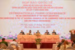 Họp báo quốc tế công bố dự thảo các văn kiện trình Đại hội XIV của Đảng để lấy ý kiến nhân dân