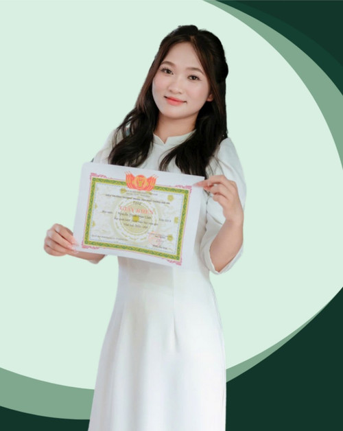 Nữ sinh Nguyễn Trịnh Diệu Linh - Trường Trung học phổ thông Đại An (Nam Định). Ảnh: NVCC. dhsphn2-1-2865.jpg