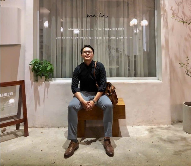 Anh Trần Vương Quốc Khánh, cựu sinh viên ngành Công nghệ dệt, may Trường Đại học Công nghiệp Thành phố Hồ Chí Minh. Ảnh NVCC. sv-3.jpg