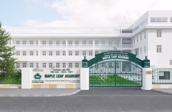 Một cơ sở của Hệ thống Giáo dục Lá Phong Xanh tại tỉnh Bắc Ninh. Ảnh website nhà trường.