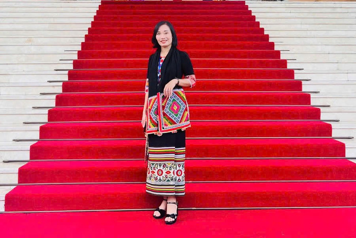 Cô Lê Thị Quang – Phó Hiệu trưởng Trường Mầm non Xá Lượng (huyện Tương Dương, tỉnh Nghệ An). Ảnh: nhân vật đã từng cung cấp. co-quang.jpg