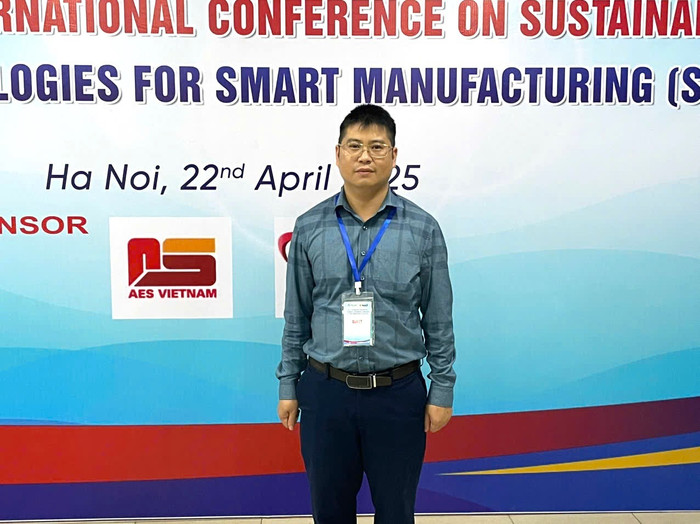 Tiến sĩ Nguyễn Văn Trang, giảng viên Khoa Cơ khí, Trường Đại học Kỹ thuật Công nghiệp, Đại học Thái Nguyên. Ảnh: NVCC. 2fccfb8f4553cd0d9442.jpg