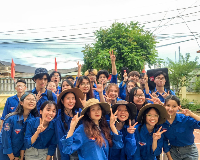 Khánh Linh trong một lần tham gia hoạt động tình nguyện Mùa hè xanh tại tỉnh Lạng Sơn năm 2022. Ảnh: NVCC. img-7937.jpg