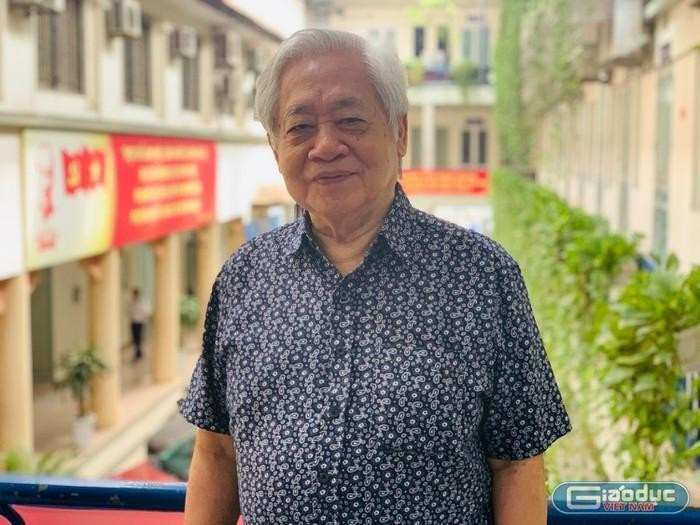 Giáo sư, Tiến sĩ Phạm Tất Dong - nguyên Phó trưởng Ban Tuyên giáo Trung ương, Cố vấn Hội Khuyến học Việt Nam. Ảnh Thùy Linh. thay-dong.jpg