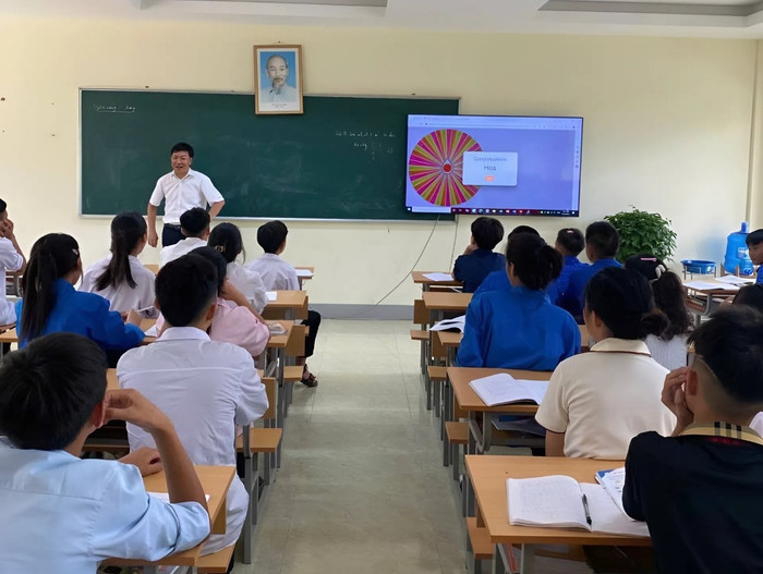 Học sinh Trung tâm Giáo dục nghề nghiệp - Giáo dục thường xuyên Bát Xát trong một buổi học. Ảnh: website nhà trường. snapedit-1759642107726.jpg