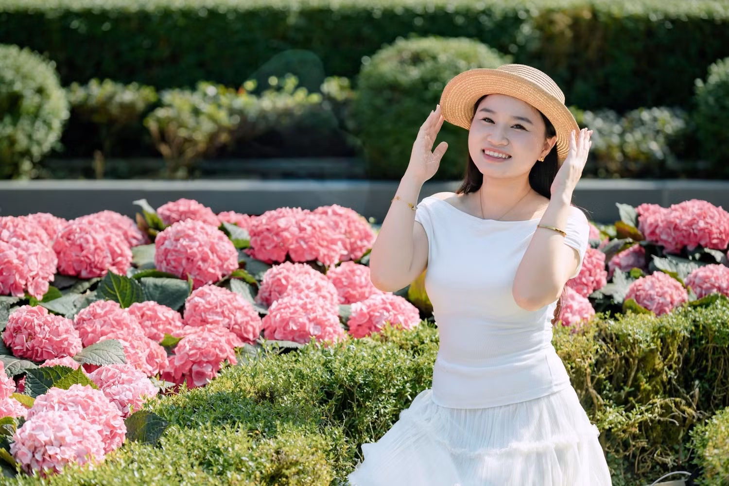 Thảm hoa rực rỡ khoe sắc tại Le Jardin D’Amour.