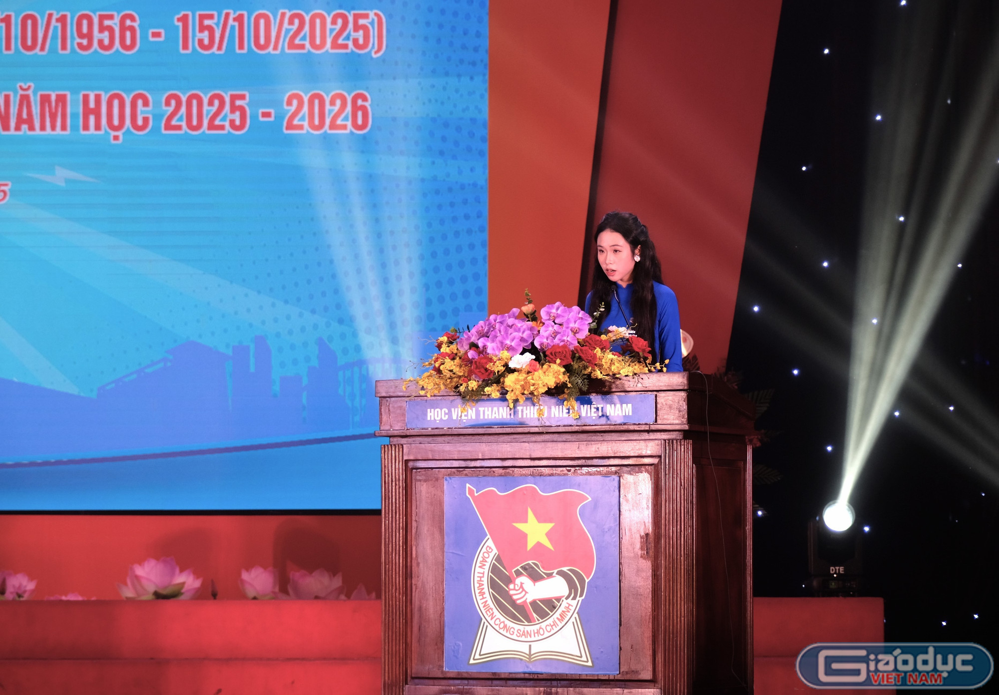 Em Đặng Hà My - tân sinh viên ngành Quan hệ công chúng, Học viện Thanh thiếu niên Việt Nam. gdvn-tan-snh.jpg