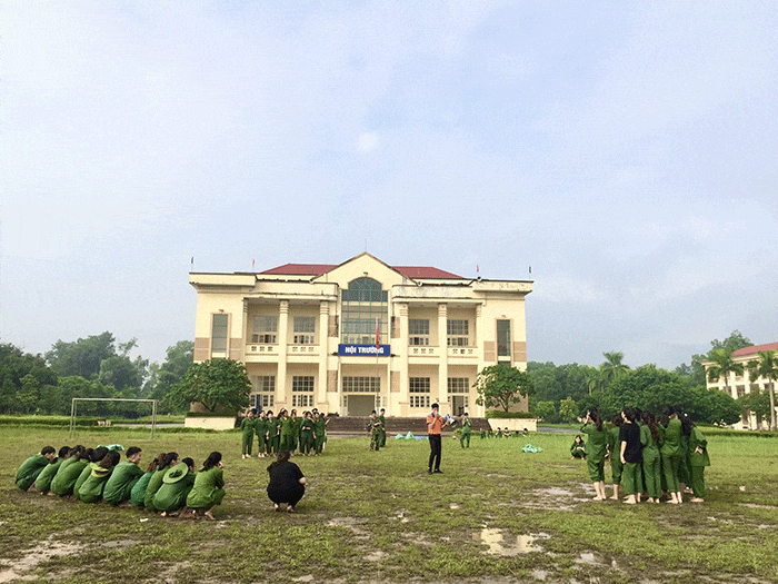 Một hoạt động diễn ra tại Trung tâm Giáo dục Quốc phòng và An ninh - Đại học Thái Nguyên. Ảnh website đơn vị. img-2206.gif
