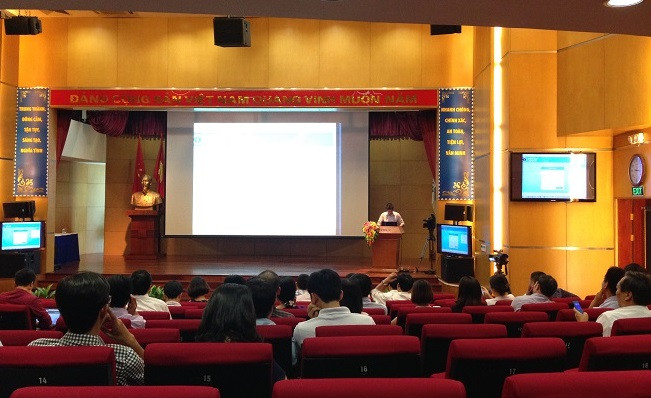 Bộ Y tế tổ chức Hội nghị trực tuyến sơ kết hoạt động triển khai ứng dụng công nghệ thông tin trong quản lý khám chữa bệnh và thành toán Bảo hiểm y tế 6 tháng đầu năm 2017. ảnh: moh.gov.vn