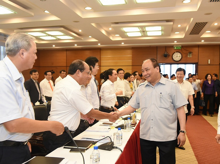 Thủ tướng Nguyễn Xuân Phúc đánh giá cao những nỗ lực của PVN. ảnh: vgp. Thủ tướng Nguyễn Xuân Phúc đánh giá cao những nỗ lực của PVN. ảnh: vgp.