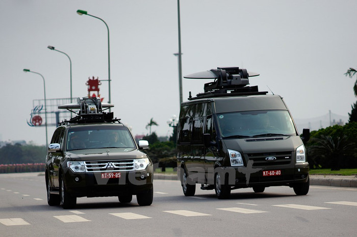 Các xe kỹ thuật hiện đại phục vụ IPU - 132. ảnh: vietnam+