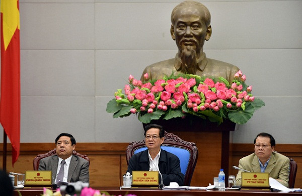 Thủ tướng yêu cầu các bộ ngành phải quyết liệt thực hiện nhiệm vụ cổ phần hóa doanh nghiệp nhà nước trong năm 2015. ảnh: vgp. Thủ tướng yêu cầu các bộ ngành phải quyết liệt thực hiện nhiệm vụ cổ phần hóa doanh nghiệp nhà nước trong năm 2015. ảnh: vgp.