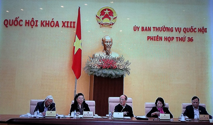 Phiên họp chiều 16/3 của Ủy ban Thường vụ Quốc hội đã có nhiều ý kiến đề cập tới quyền giám sát của Đại biểu Quốc hội. ảnh: Ngọc Quang.