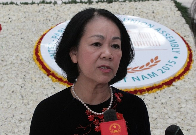 Bà Trương Thị Mai - Chủ nhiệm Ủy ban Các vấn đề xã hội của Quốc hội Việt Nam. ảnh: Xuân Hải. Bà Trương Thị Mai - Chủ nhiệm Ủy ban Các vấn đề xã hội của Quốc hội Việt Nam. ảnh: Xuân Hải.