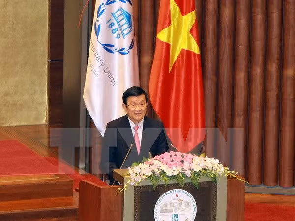 Việt Nam luôn nỗ lực hết sức mình cùng nhân dân các nước và cộng đồng quốc tế thúc đẩy xây dựng một thế giới hòa bình, ổn định, hợp tác và thịnh vượng. ảnh: TTXVN.